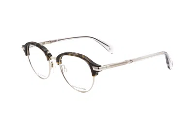Rag & Bone Men's 48mm Grey Havana Opticals In Brown