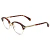 Rag & Bone Men's 48mm Havana Opticals In Brown