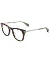 Rag & Bone Men's 48mm Optical Frames