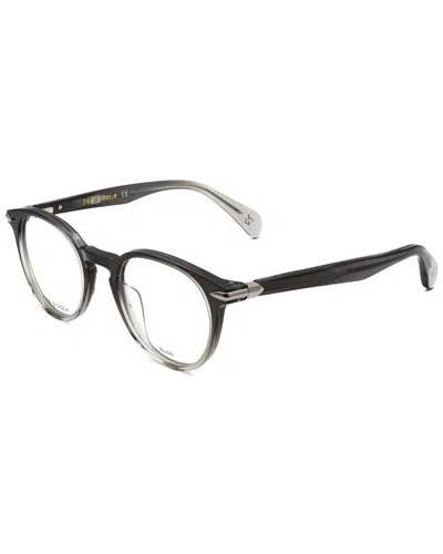 Rag & Bone Men's 48mm Optical Frames In Black