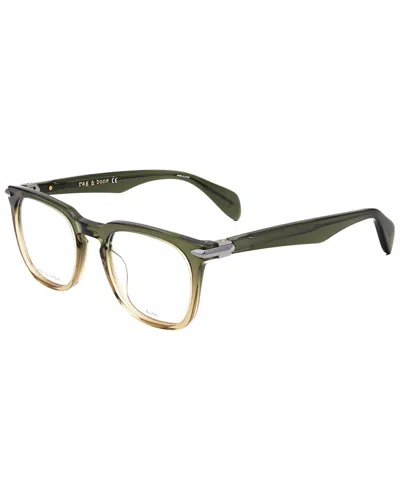 Rag & Bone Men's 49mm Optical Frames In Gray