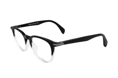 Rag & Bone Men's 50mm Black Shaded Crystal Opticals