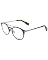 Rag & Bone Men's 50mm Optical Frames