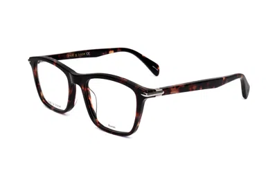 Rag & Bone Men's 51 Mm Havana Eyeglasses In Brown