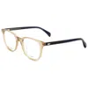 Rag & Bone Men's 51mm Beige Opticals In Gold