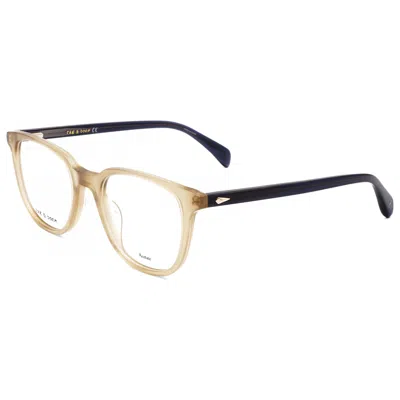 Rag & Bone Men's 51mm Beige Opticals In Gold