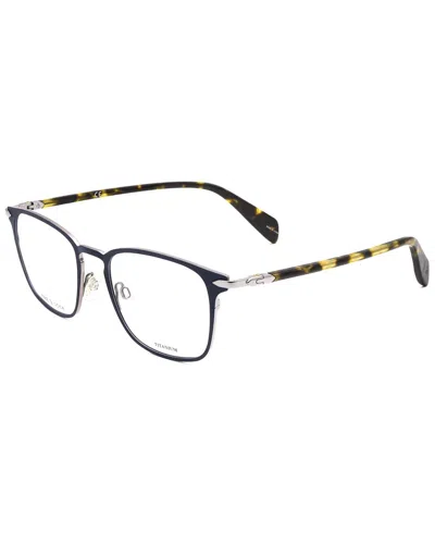 Rag & Bone Men's 51mm Optical Frames In Black