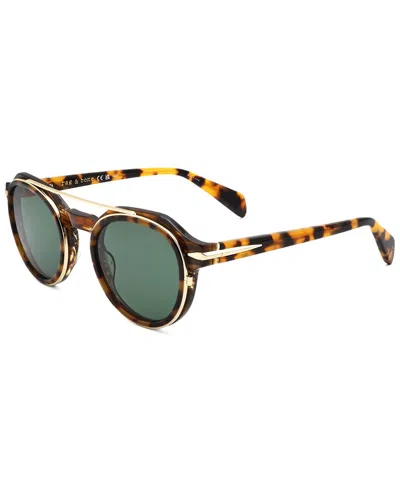 Rag & Bone Men's 51mm Sunglasses In Green
