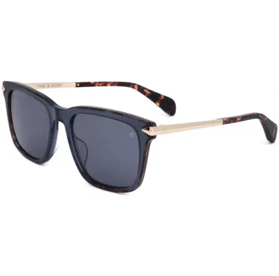Rag & Bone Men's 53 Mm Blue Sunglasses