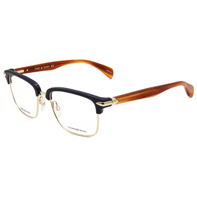 Rag & Bone Men's 53mm Blue Brown Opticals