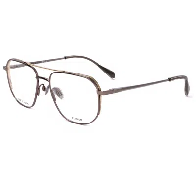 Rag & Bone Men's 53mm Grey Opticals In Brown