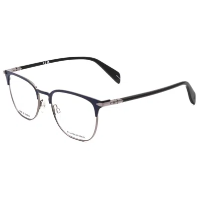 Rag & Bone Men's 53mm Matte Blue Opticals In Black
