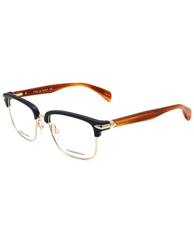 Rag & Bone Men's 53mm Optical Frames In Black