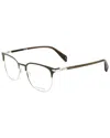 Rag & Bone Men's 53mm Optical Frames In Green