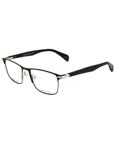 Rag & Bone Men's 53mm Optical Frames In Black