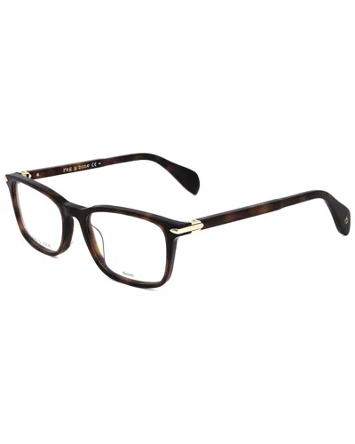 Rag & Bone Men's 53mm Optical Frames In Black