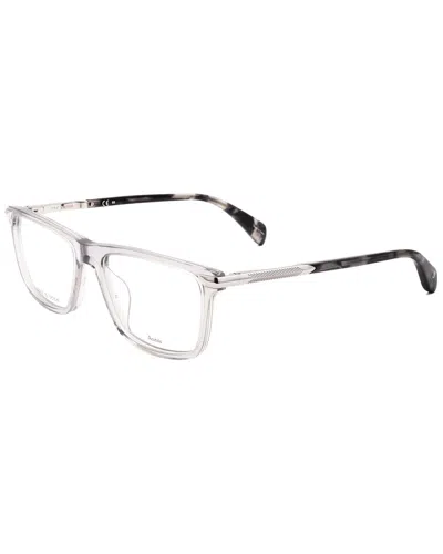 Rag & Bone Men's 53mm Optical Frames In Transparent