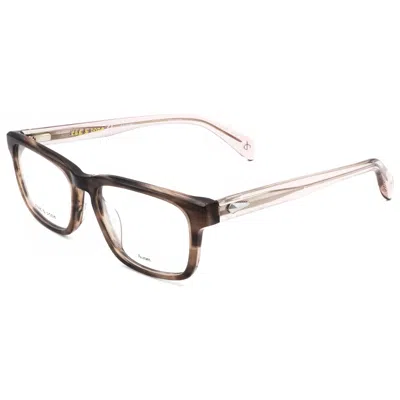 Rag & Bone Men's 54mm Beige Horn Opticals In Brown