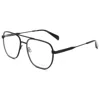 Rag & Bone Men's 54mm Black Grey Opticals In Black