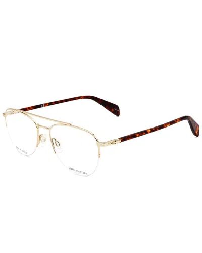 Rag & Bone Men's 54mm Optical Frames In Gold