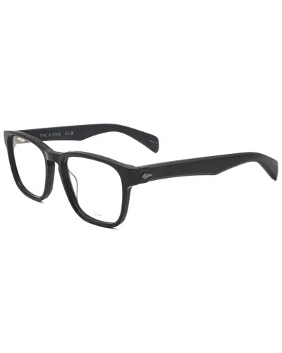 Rag & Bone Men's 54mm Optical Frames In Black