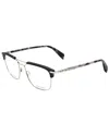 Rag & Bone Men's 54mm Optical Frames In Black