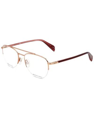 Rag & Bone Men's 54mm Optical Frames In Gold