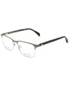 Rag & Bone Men's 54mm Optical Frames In Metallic