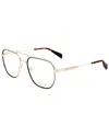 Rag & Bone Women's 54mm Gold Black Opticals In Multi