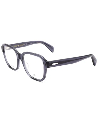 Rag & Bone Men's 54mm Optical Frames In Purple