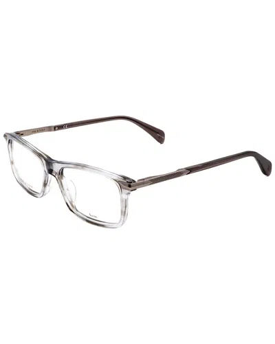 Rag & Bone Men's 54mm Optical Frames In Transparent