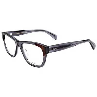 Rag & Bone Men's 55mm Grey Havana Opticals In Gray