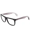 Rag & Bone Men's 55mm Optical Frames In Black