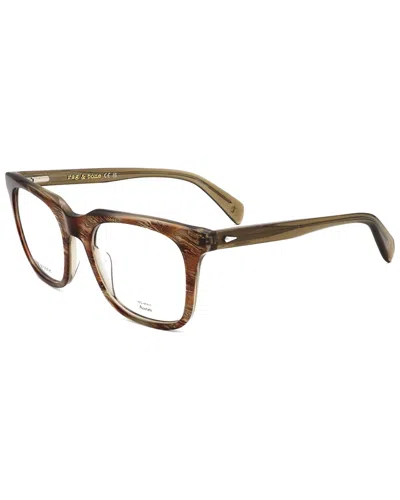 Rag & Bone Men's 55mm Optical Frames In Brown