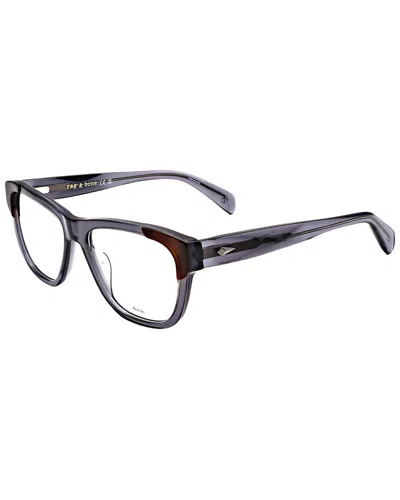 Rag & Bone Men's 55mm Optical Frames In Transparent