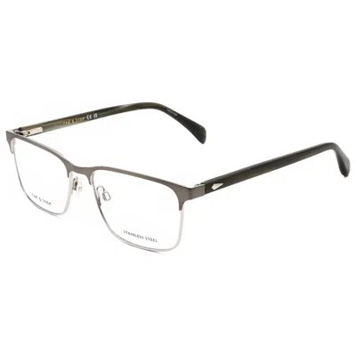 Rag & Bone Men's 56mm Dark Ruthenium Opticals In Black