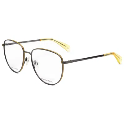 Rag & Bone Men's 56mm Dark Ruthenium Opticals In Black