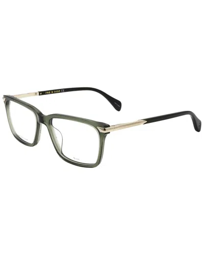 Rag & Bone Men's 56mm Optical Frames In Green