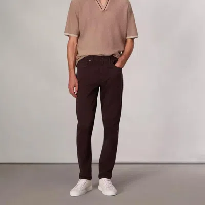 Rag & Bone Men's Aero Stretch Denim Pants In Dark Red In Brown