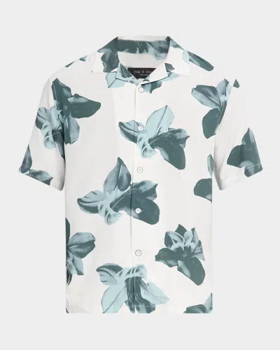 Rag & Bone Avery Printed Shirt In Multi