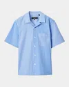 Rag & Bone Avery Poplin Shirt Blmst In Blue