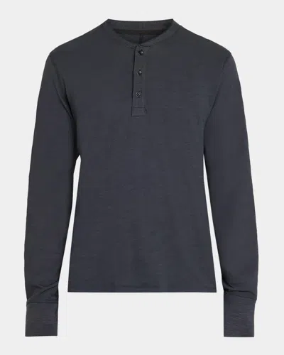 Rag & Bone Men & Apos;s Classic Flame Henley Long-sleeve T-shirt In Salute