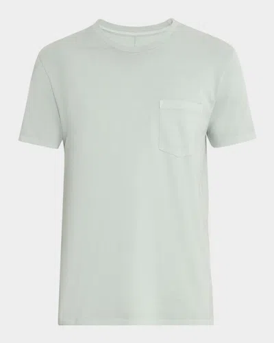 Rag & Bone Garment Dye Classic Pocket T-shirt In Green