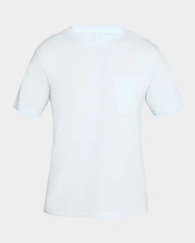 Rag & Bone Men & Apos;s Cotton Garment-dyed Pocket T-shirt In Cloud Blue