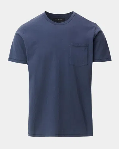 Rag & Bone Men & Apos;s Cotton Garment-dyed Pocket T-shirt In Salut