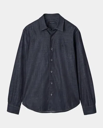Rag & Bone Denim Shirt In Black