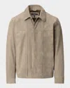 Rag & Bone Polo-collar Jacket In Brown