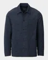 Rag & Bone Evan Nylon Chore Jacket In Blue