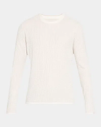 Rag & Bone Men & Apos;s Harvey Textured Knit Crewneck Top In Yellow