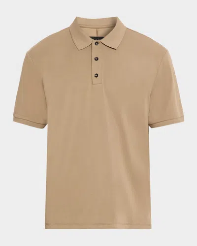 Rag & Bone Men & Apos;s Slim Stretch Polo Shirt In Brown